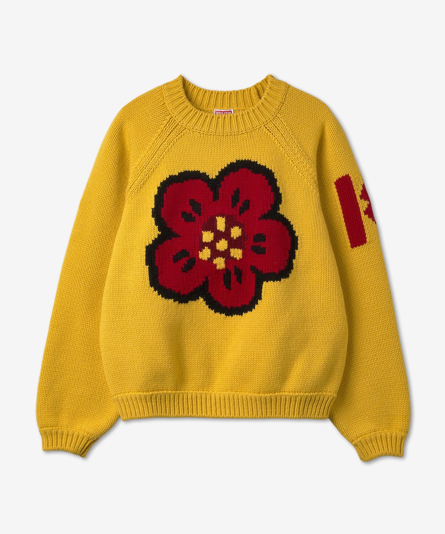 MUSINSA公式 | KENZO Bokeh Flower Knitwear - Yellow