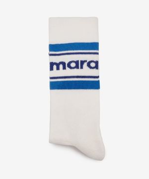 도나 로고 양말 - 블루 / CT003JFAA1C36A30BU