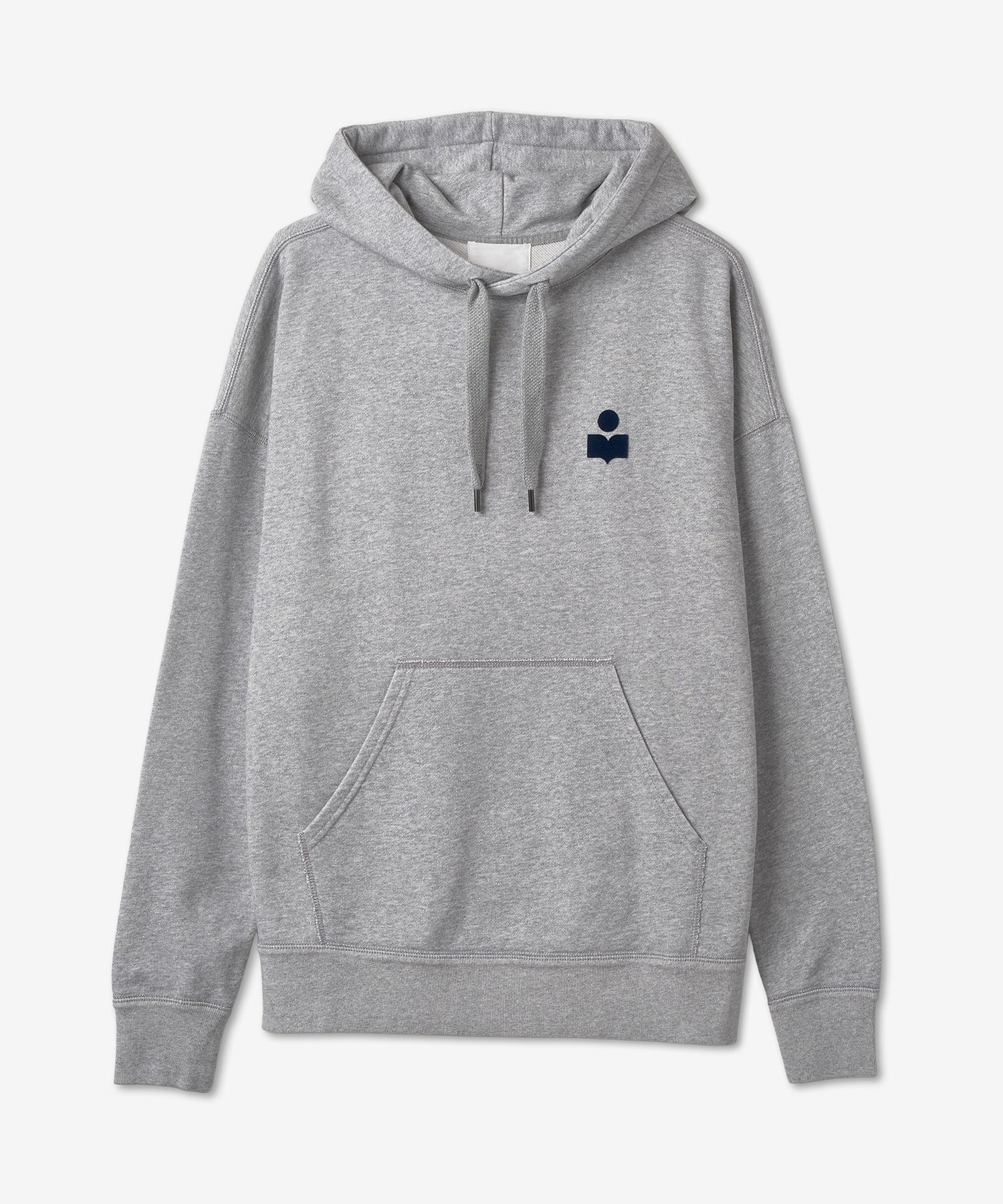 ★送料・関税込★Isabel Marant★MALEK CHEST LOGO HOODIE★ECRU MUSINSA | ISABEL MARANT MALEK Logo Hoodie Sweatshirt - Gray