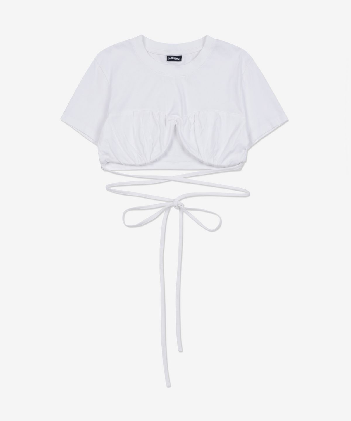 자크뮈스(JACQUEMUS) 르 바치 반소매 티셔츠 - 화이트 / 211JS0012160100SS23