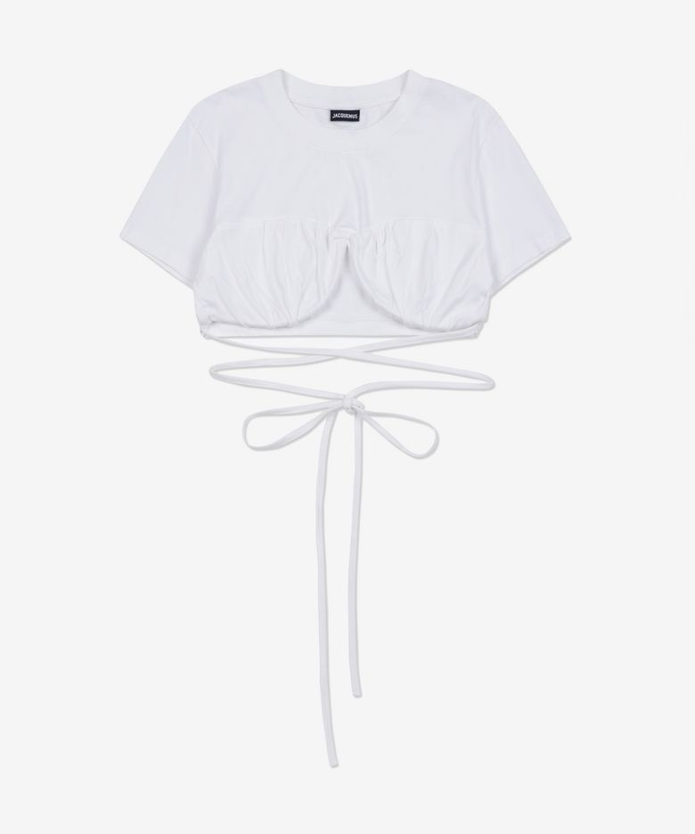 르 바치 반소매 티셔츠 - 화이트 / 211JS0012160100SS23