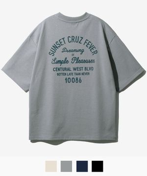 뉴웨이브 크루즈 반팔 티셔츠 그레이 YKST1401