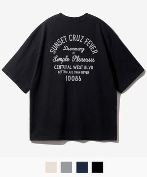 뉴웨이브 크루즈 반팔 티셔츠 블랙 YKST1401