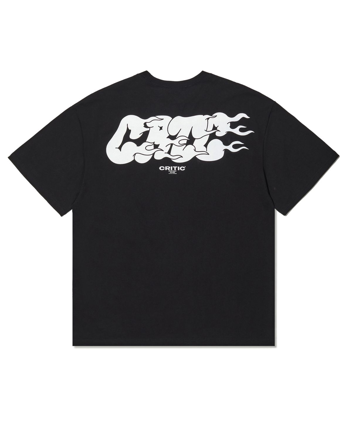 크리틱(CRITIC) Racer Gradation Logo T-Shirts Black