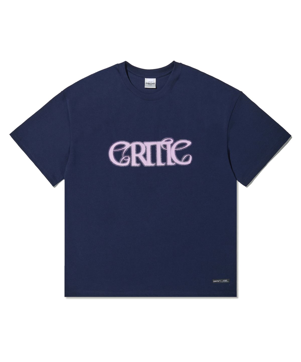 크리틱(CRITIC) Shine Logo T-Shirts Navy