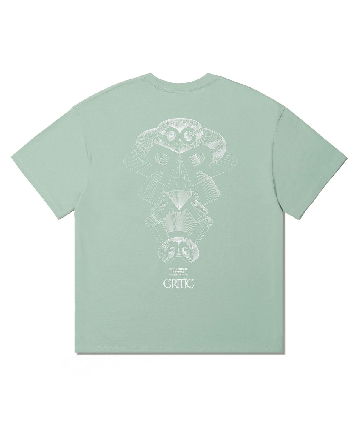 크리틱(CRITIC) 3D Crtc Logo T-Shirts Mint