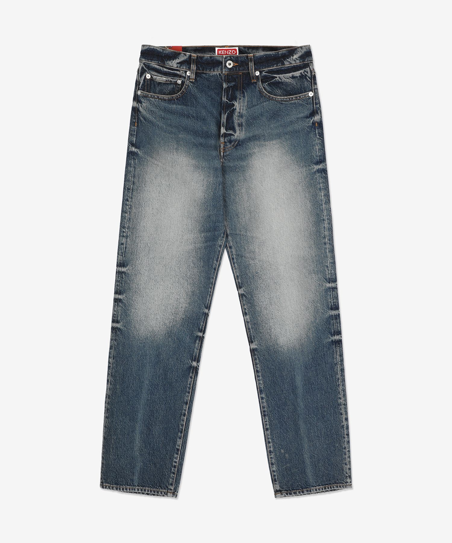 未使用 KENZO Straight Jeans Asagao デニム Asagao straight jeans in blue - Kenzo | Mytheresa