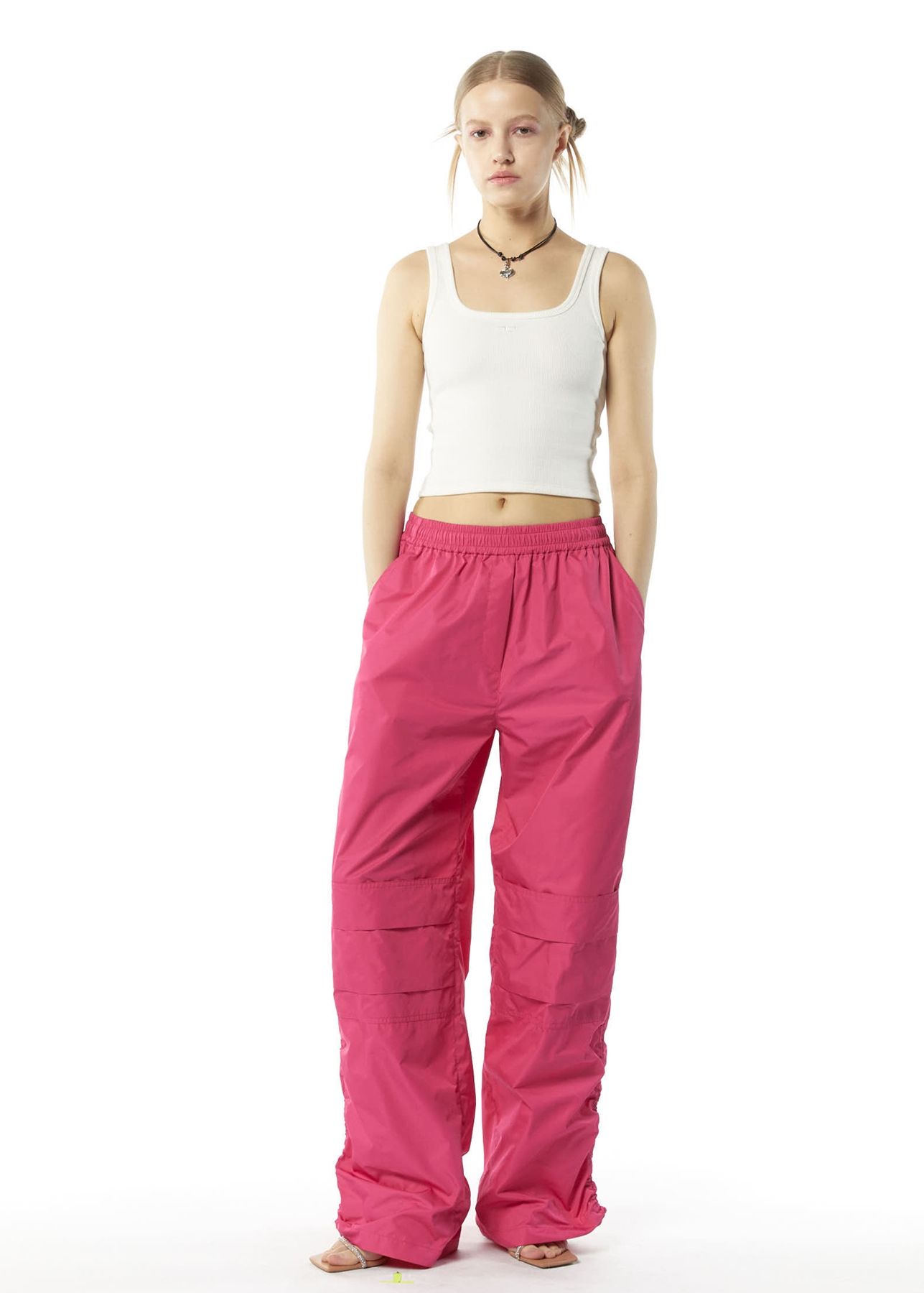 パンツ LCDC : 25SS / DRAWSTRING PARACHUTE TROUSERS (2COLORS) Amazon.com: Women Parachute Pants Plus Size Cargo Pants Y2K