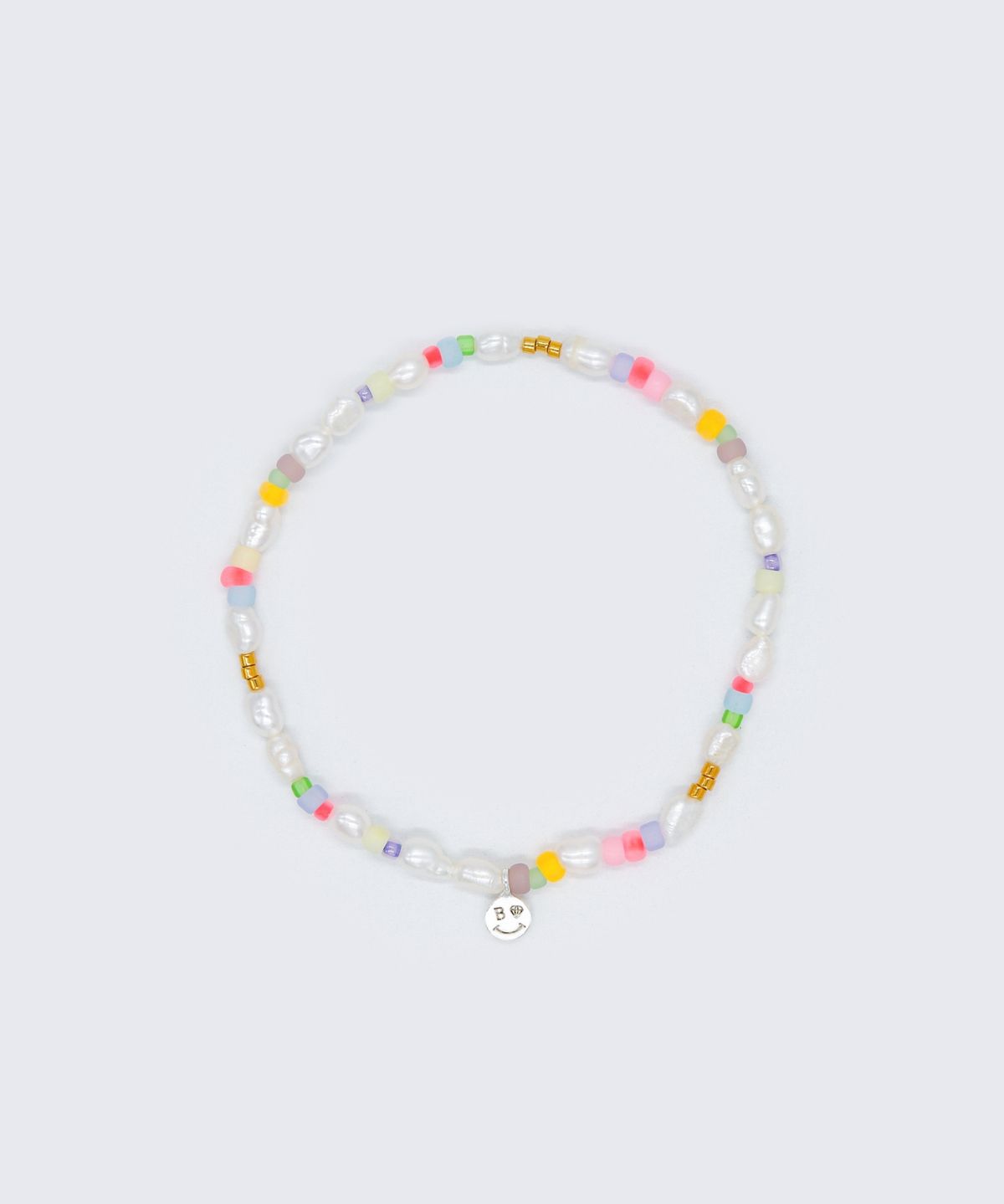 봉보(BONBEAU) Jelly beads water pearl Bracelet 3mm 밥풀 담수진주 컬러 비즈 팔찌