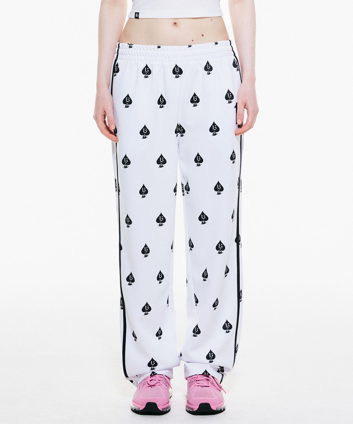 배디(BADEE) 13adee Lowrise Track Pants White