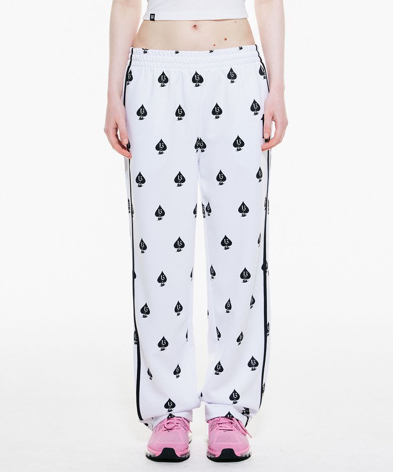 13adee Lowrise Track Pants White