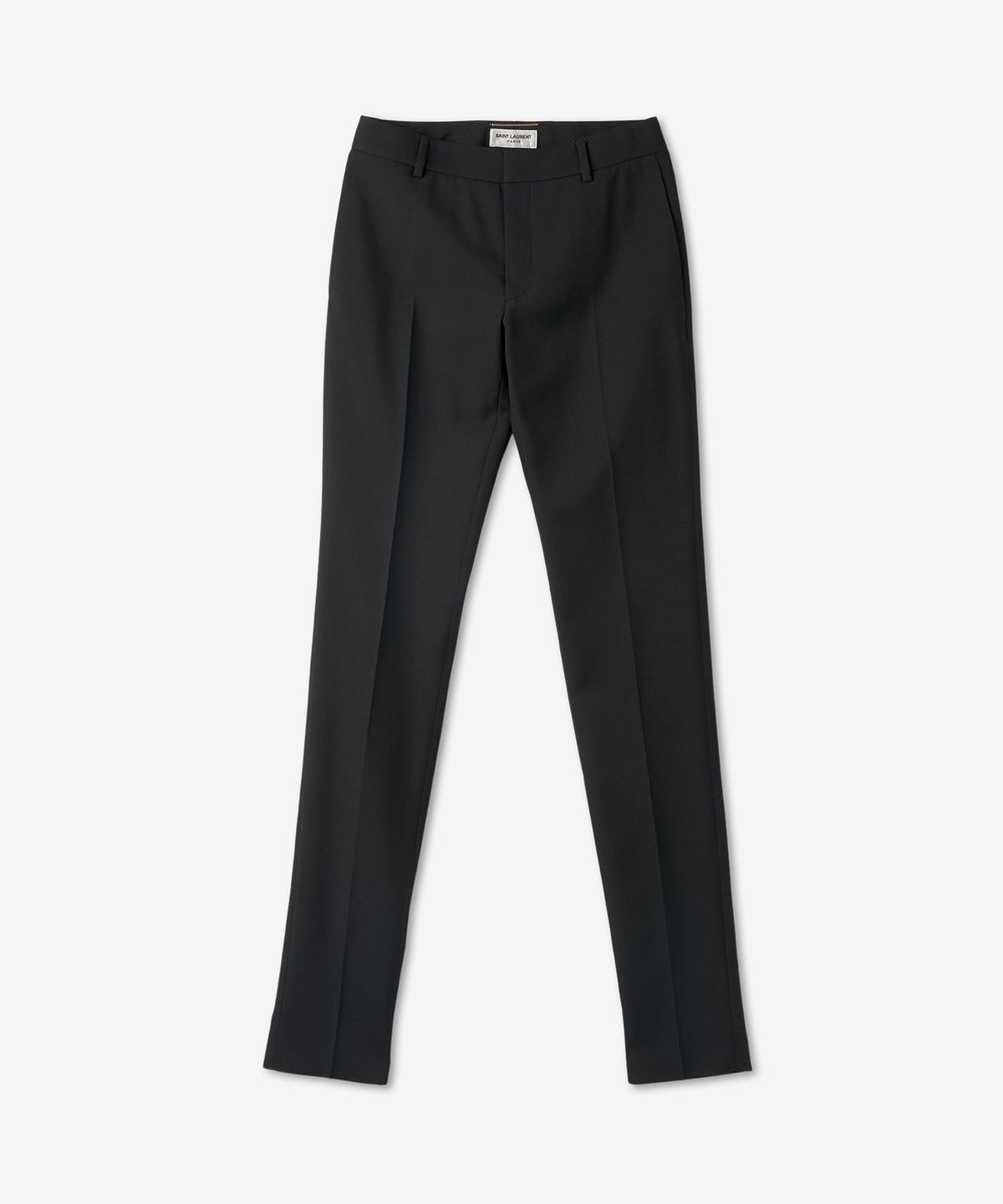 생로랑(SAINT LAURENT) 슬림핏 트라우저 팬츠 - 블랙 / 517819Y404W1000