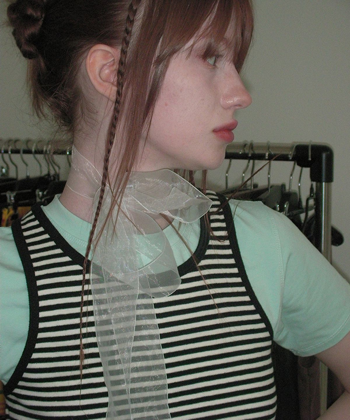 지제뮤지엄(ZIZEMUSEUM) STRIPE SLEEVELESS (WHITE)