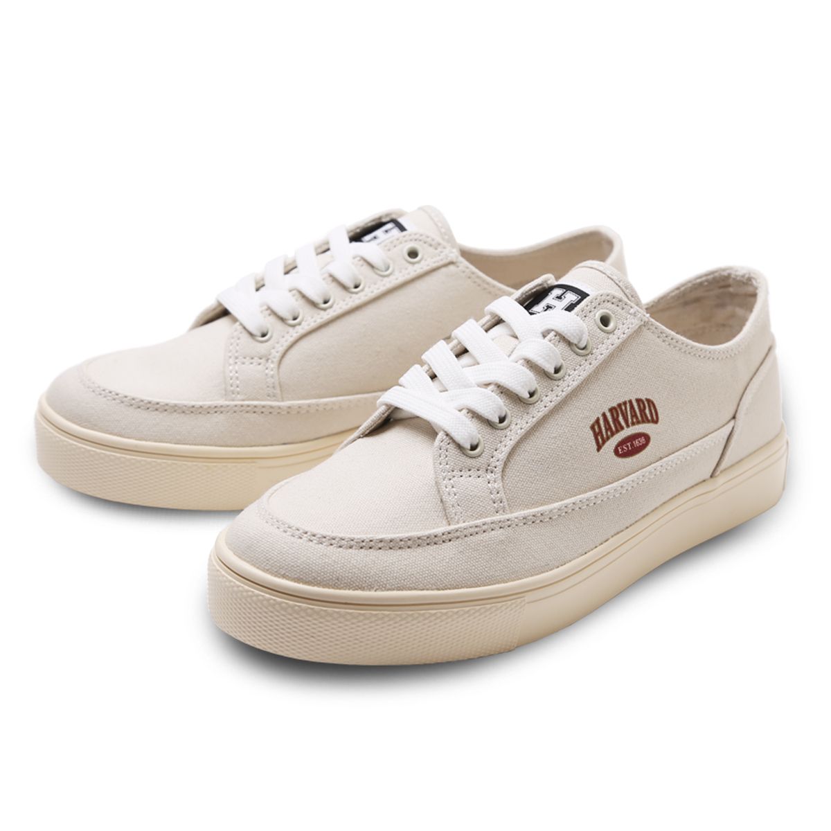 하버드 슈즈(HARVARD SHOES) 메이트 캔버스 스니커즈 베이지