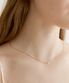 one pearl thin necklace (N003_gold)
