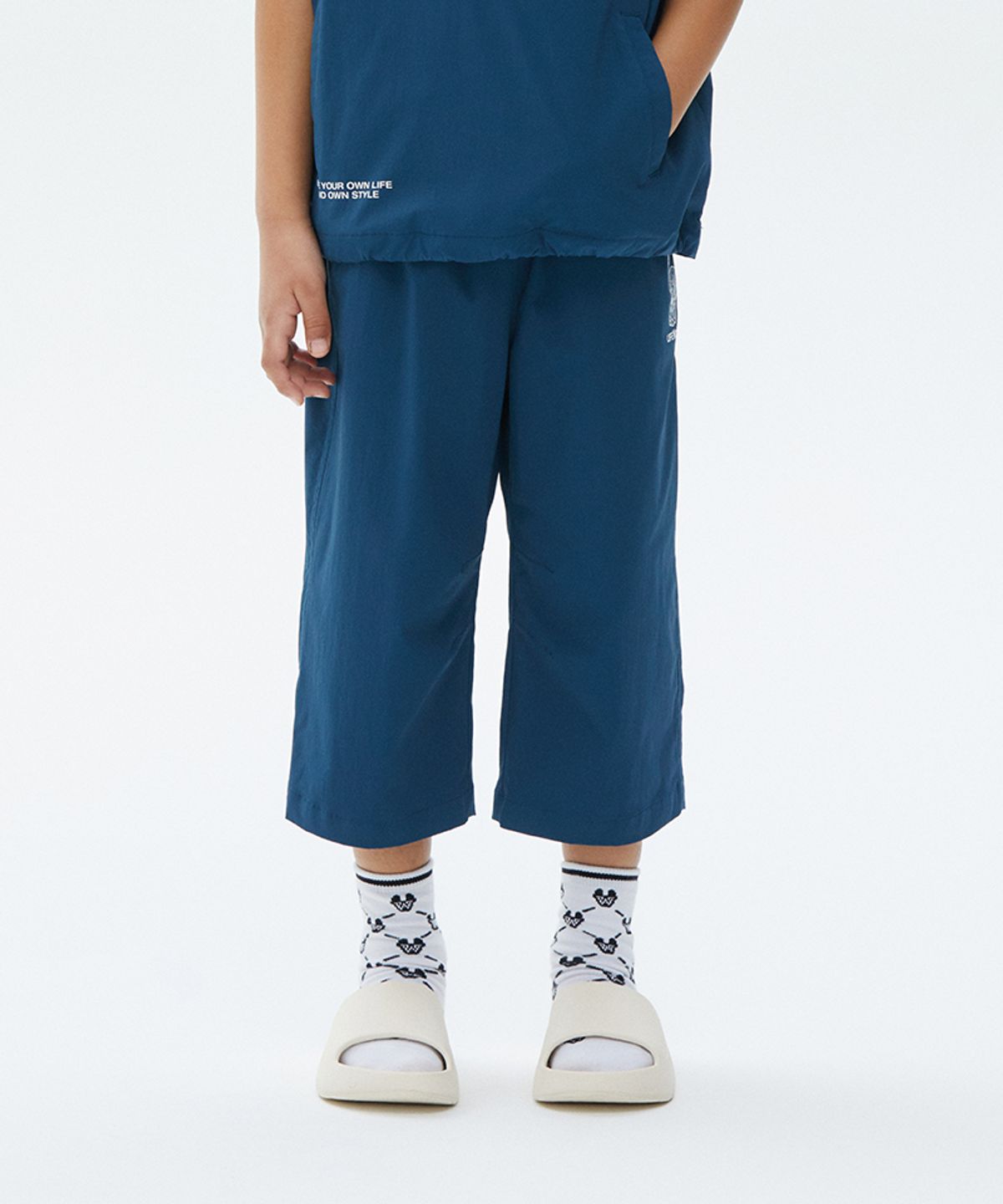 라이프워크 키즈(LIFEWORK KIDS) 키즈) 나일론 릴렉스 7부 팬츠