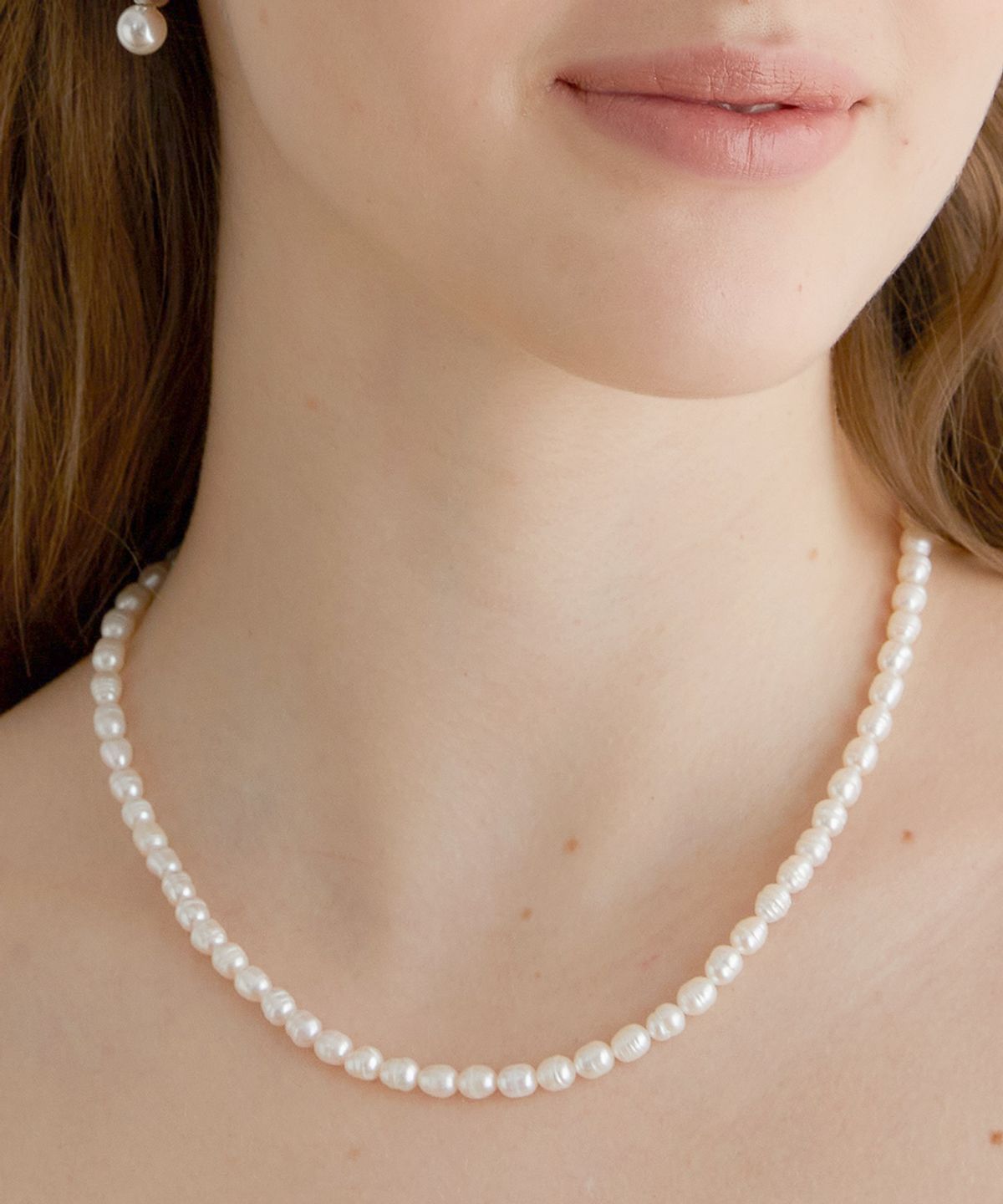 할렌(HALDEN) natural freshwater pearl necklace (N006_6mm)