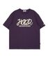 시그니처 로고 반팔티셔츠 딥퍼플