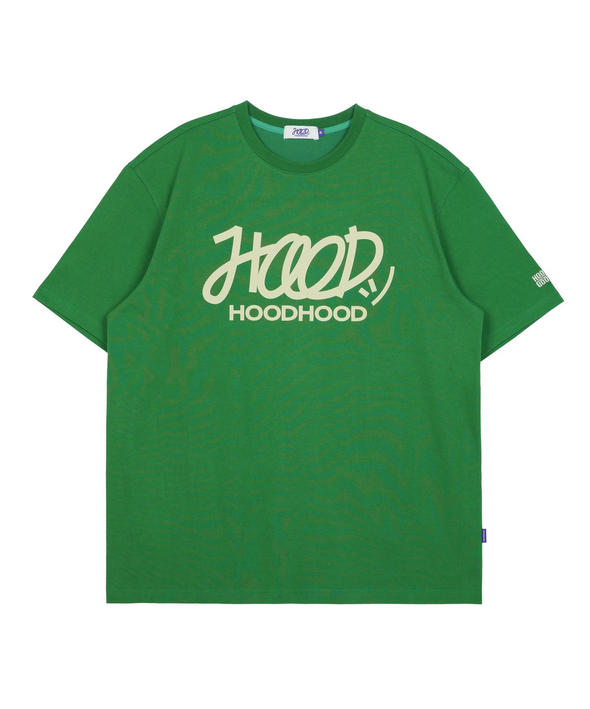 후드후드(HOODHOOD) 시그니처 로고 반팔티셔츠 그린