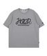 시그니처 로고 반팔티셔츠 그레이