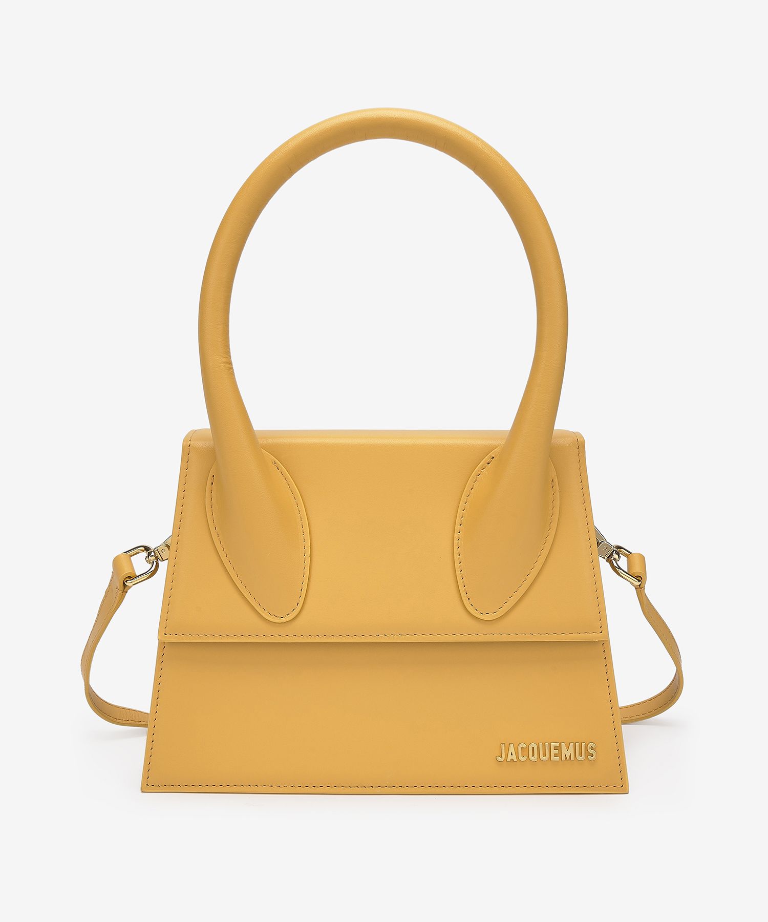 ★TOUT Y EST★ Le Chiquito Moyen Tote Bag Dark Yellow 213BA0 Jacquemus - Le Chiquito Moyen Handbag | HBX - Globally