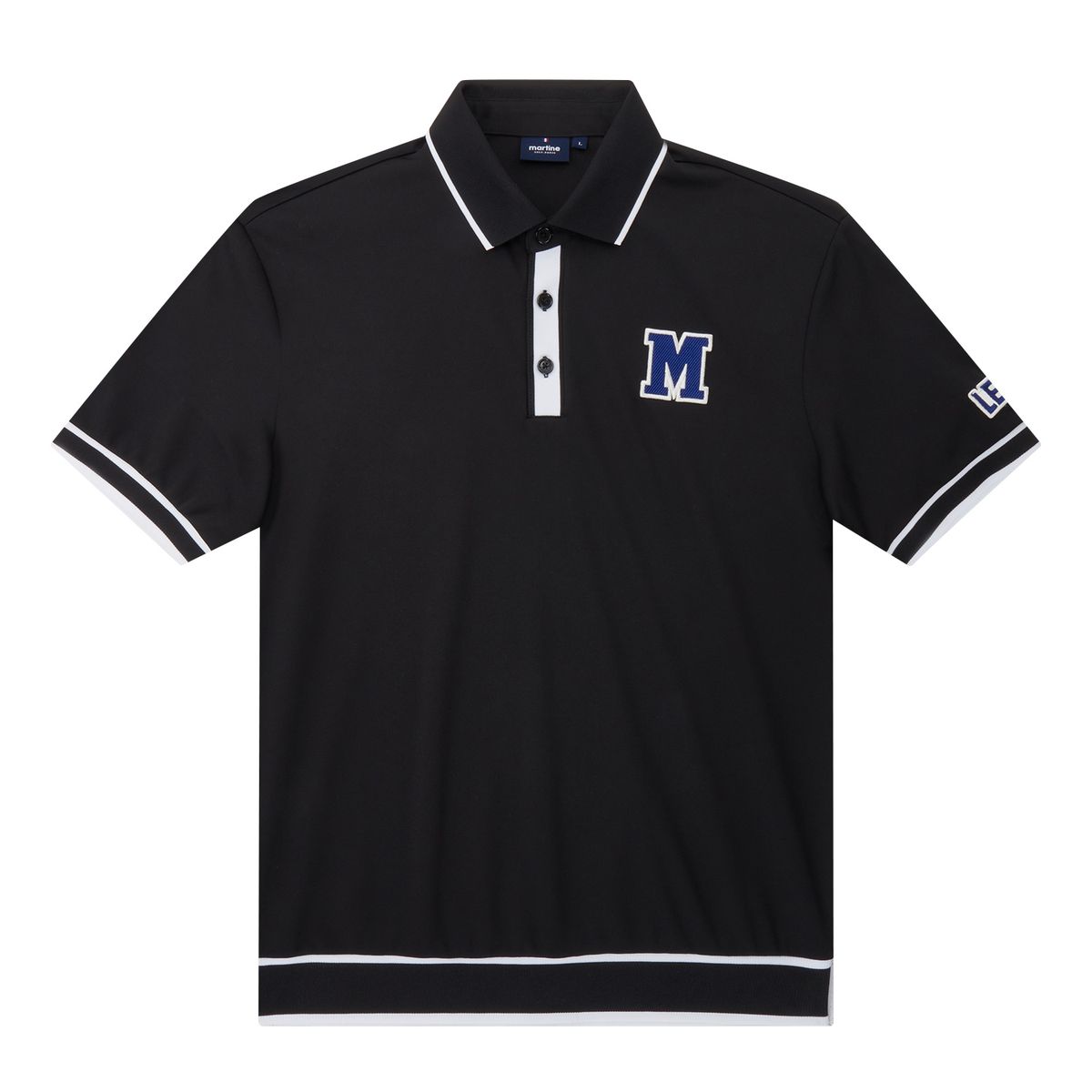마틴골프(MARTINE GOLF) Preppy Polo Shirts_Black (Men)