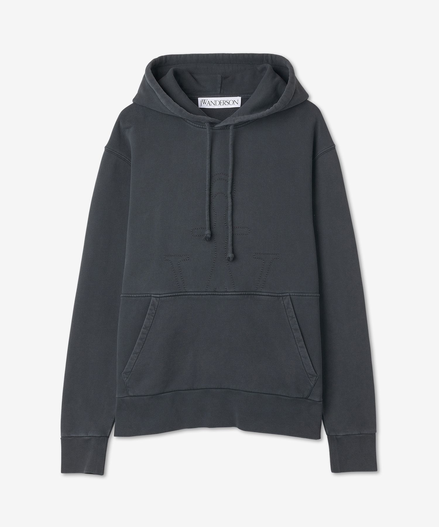 ★J W ANDERSON★ Anchor Logo Hood Washed Gray JW0073PG119259 MUSINSA | J.W.ANDERSON Anchor Logo Hood - Washed Gray