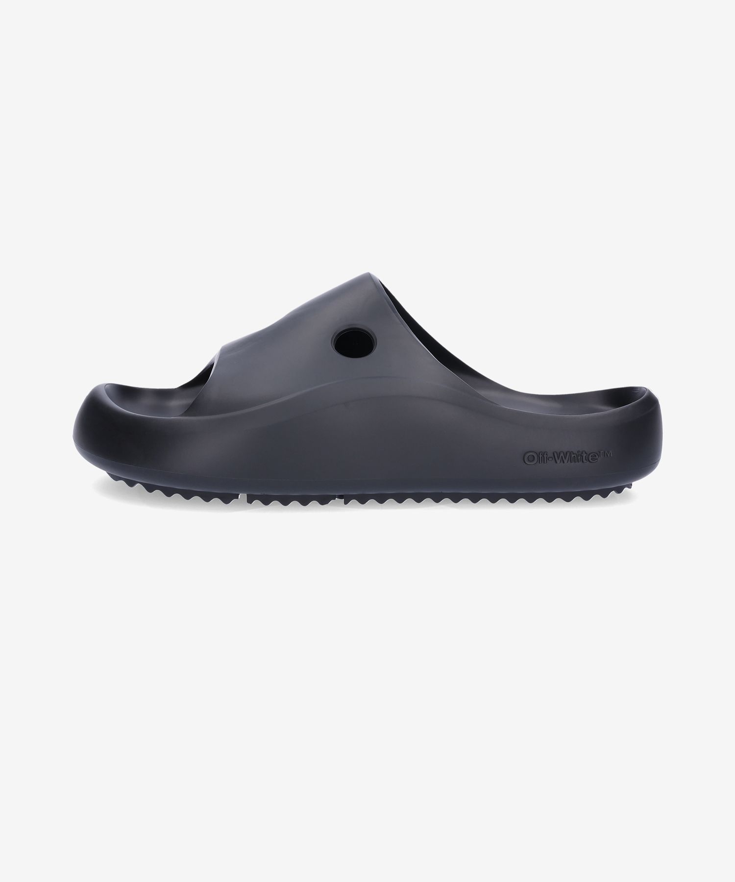 MUSINSA公式 | Off White Meteo Cutout Slider Sandals - Black