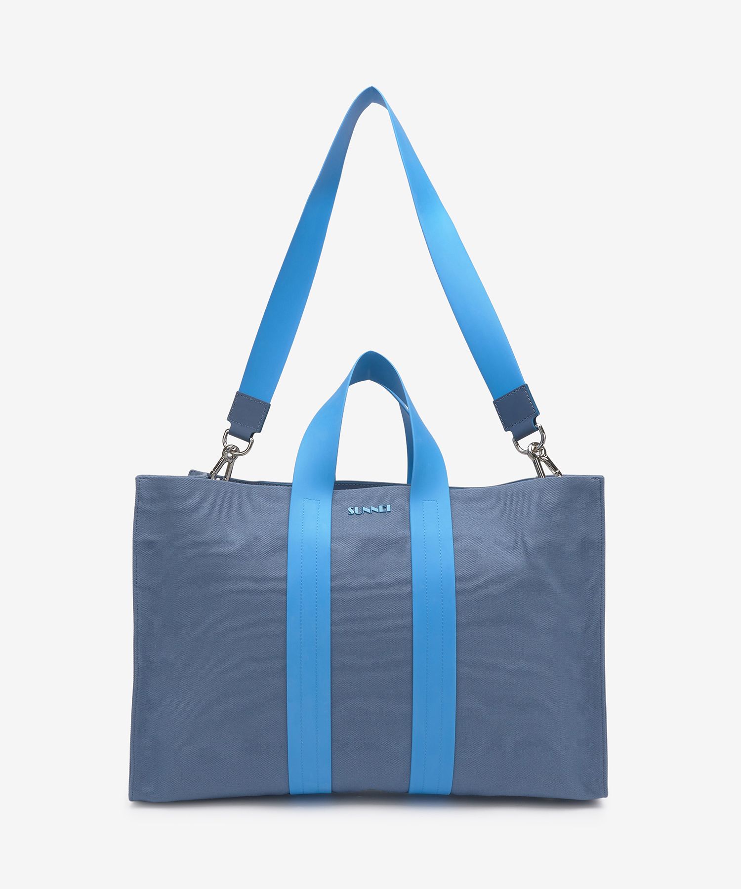 ★SUNNEI★ Parallepipedo Tote Bag Blue CACCXBAG024CAN001A12 MUSINSA公式 | SUNNEI Parallepipedo Tote Bag - Blue