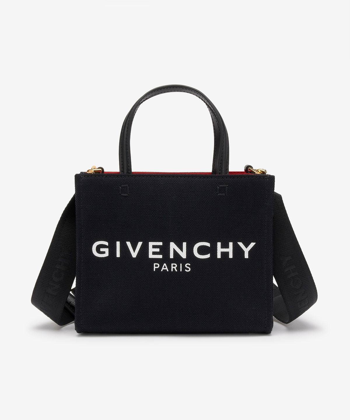 지방시(GIVENCHY) 미니 로고 프린트 토트백 - 블랙 / BB50N0B1F1001