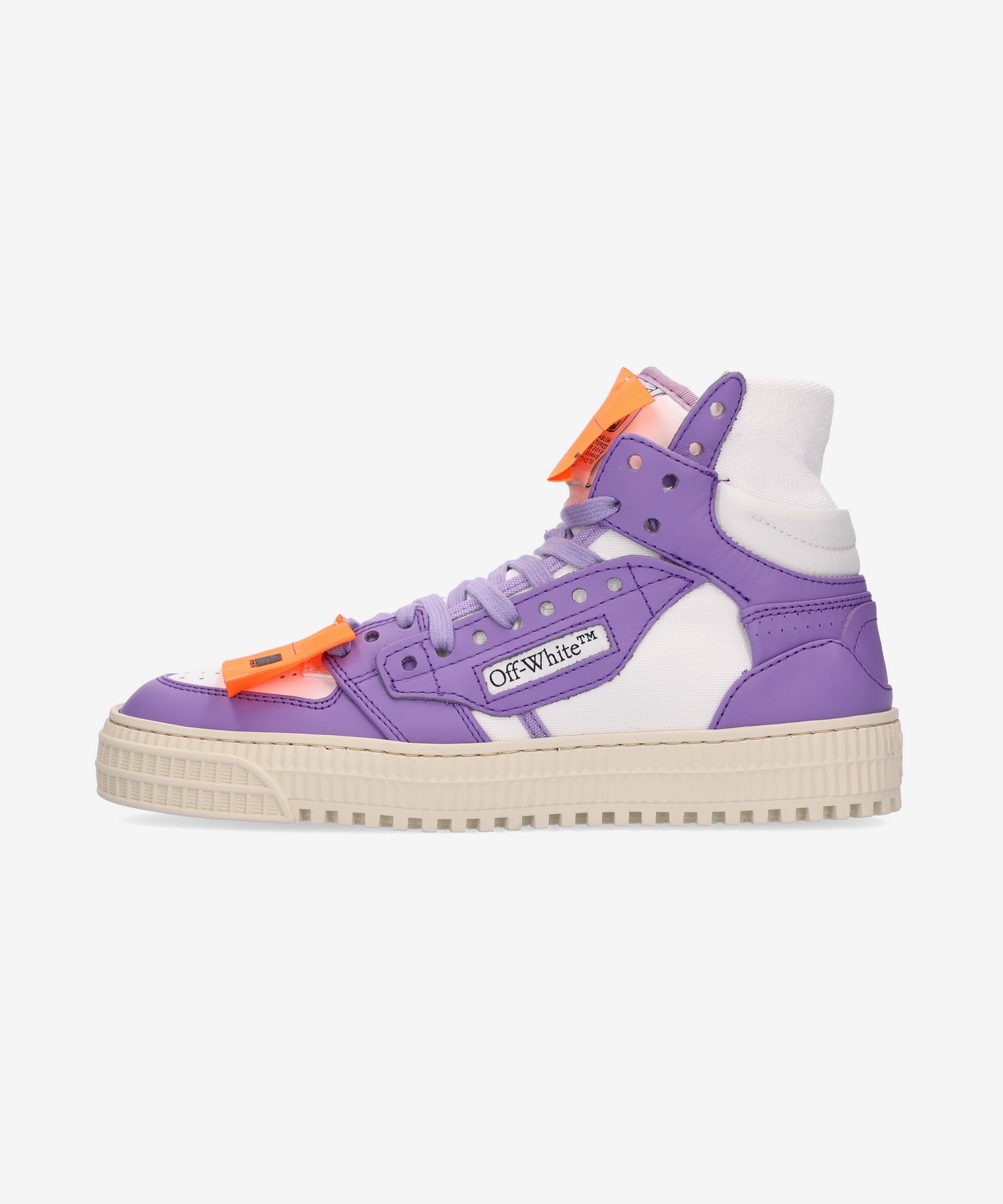 ★Off-White★ Sneakers White Purple OWIA112S23LEA0010137 OWI MUSINSA | Off White Sneakers - White Purple