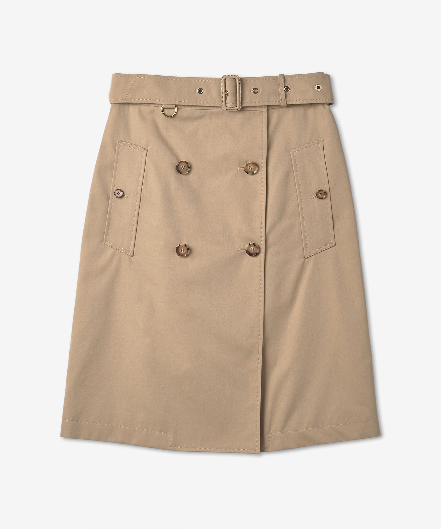★Burberry★ Gabardine Trench Skirt Honey 8063210 8063210SS2 MUSINSA | BURBERRY Gavardin Trench Skirt - Honey / 8063210