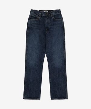 핀치 웨이스트 킥 플레어 데님 팬츠 - 플레시보 블루 / A095811PLCBO