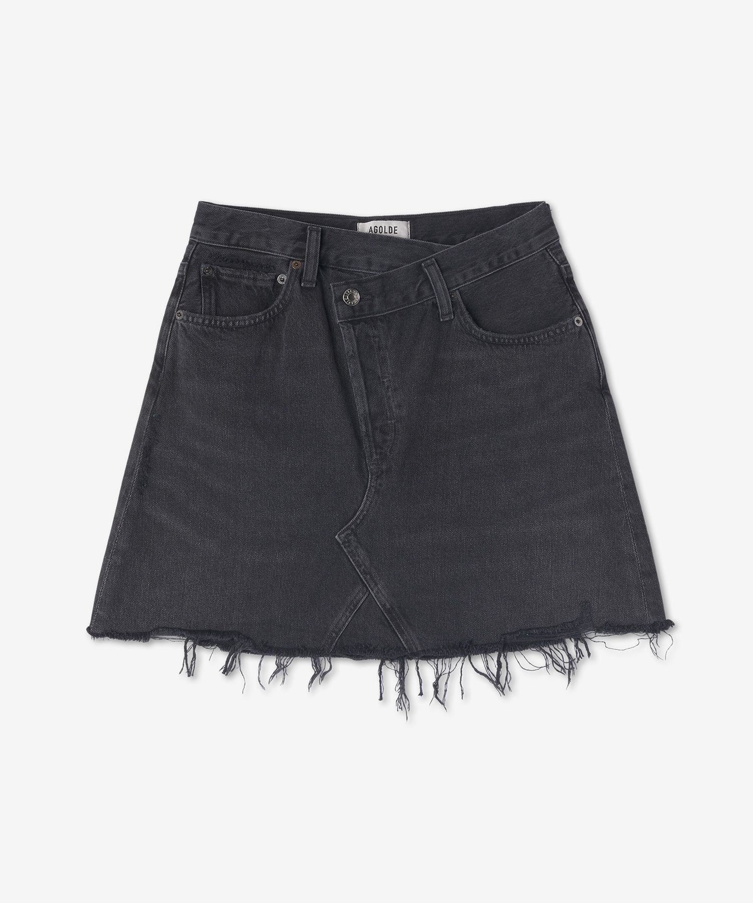 ミニスカート AGOLDE Chris Cross Denim Skirt Washed Black A30411157HTCHK A MUSINSA | AGOLDE Chris Cross Denim Skirt - Washed Black