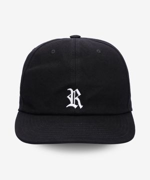 R 자수 볼캡 - 블랙 / 231942B100320099