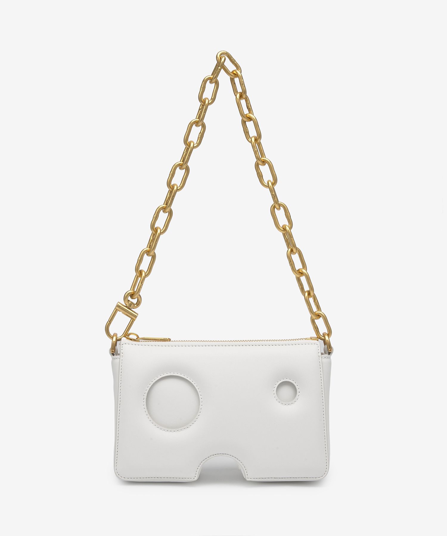 MUSINSA公式 | Off White バロウレザーショルダーバッグ - ホワイト 