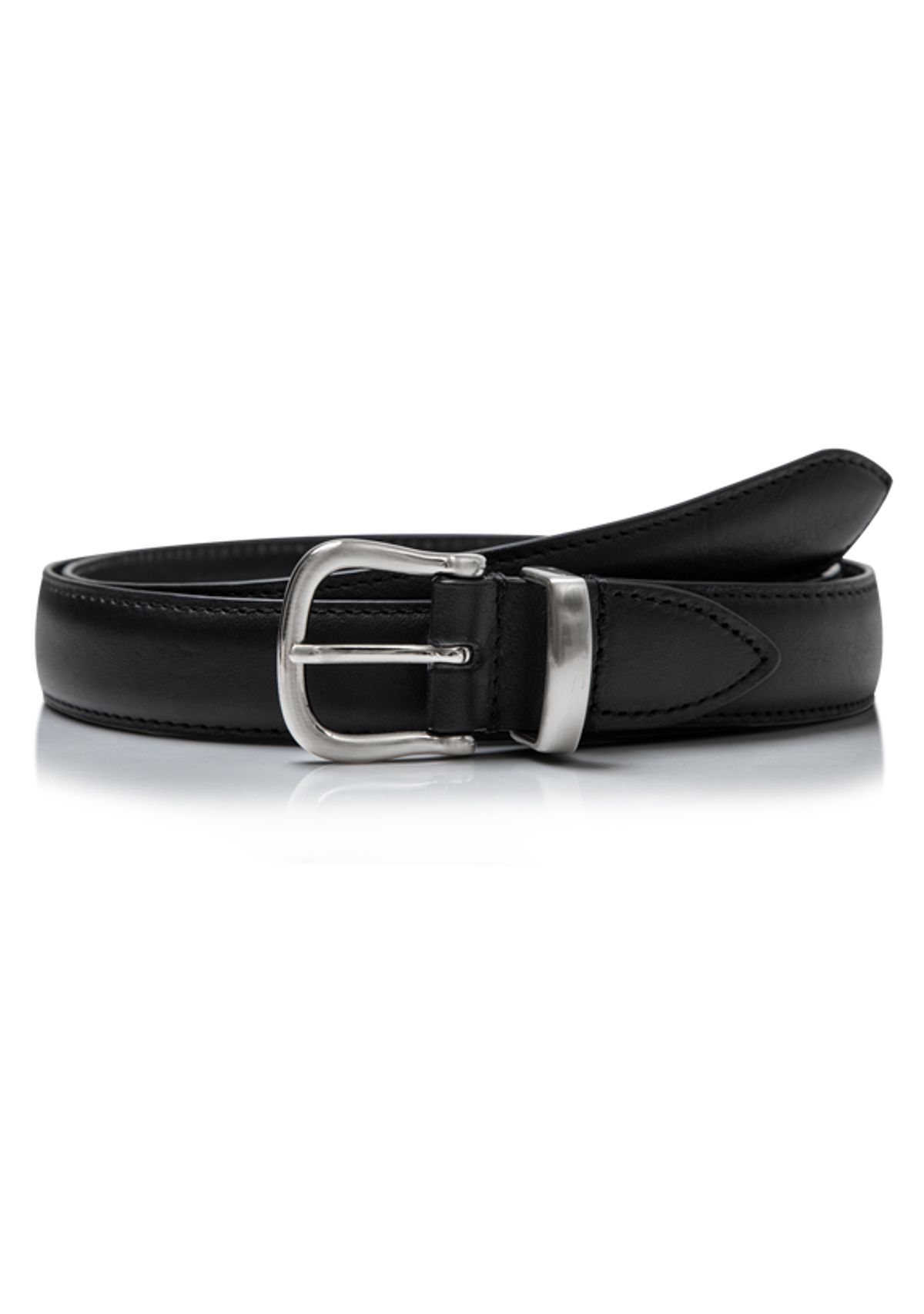 세비지(SAVAGE) 370 Leather Belt - Black