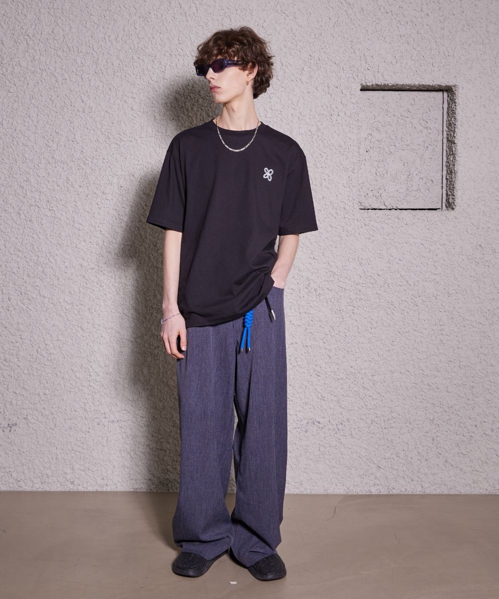 【MARTIN PLAN】Signature 3D Half T-Shirts /関税込み/大人気 MUSINSA公式 | MARTIN PLAN Signature 3D Half T - BLACK