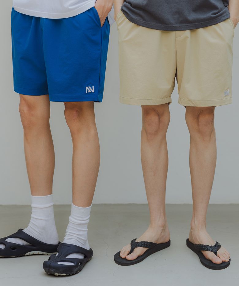 [2PACK] 스트링 포인트 우븐 반바지 2종 패키지