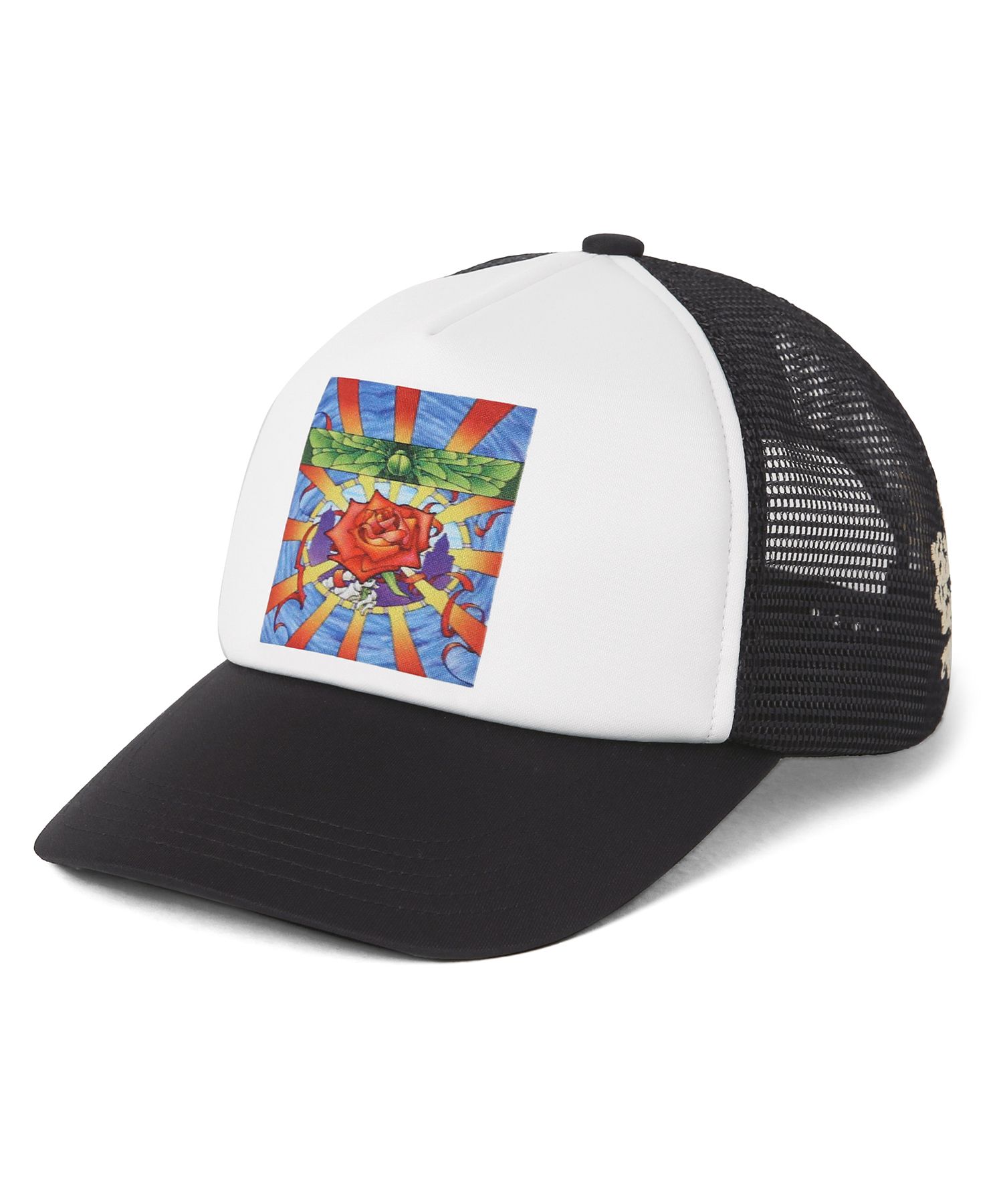 さらに100円引き◆thisisneverthat◆Rose Cap MUSINSA公式 | thisisneverthat® GD Rose Mesh Trucker Cap Black