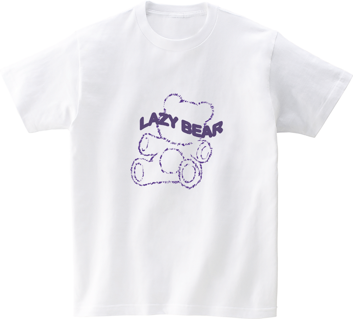 어썸어스(AWESOMEUS) (23SS)LAZY BEAR 반팔 티셔츠 화이트