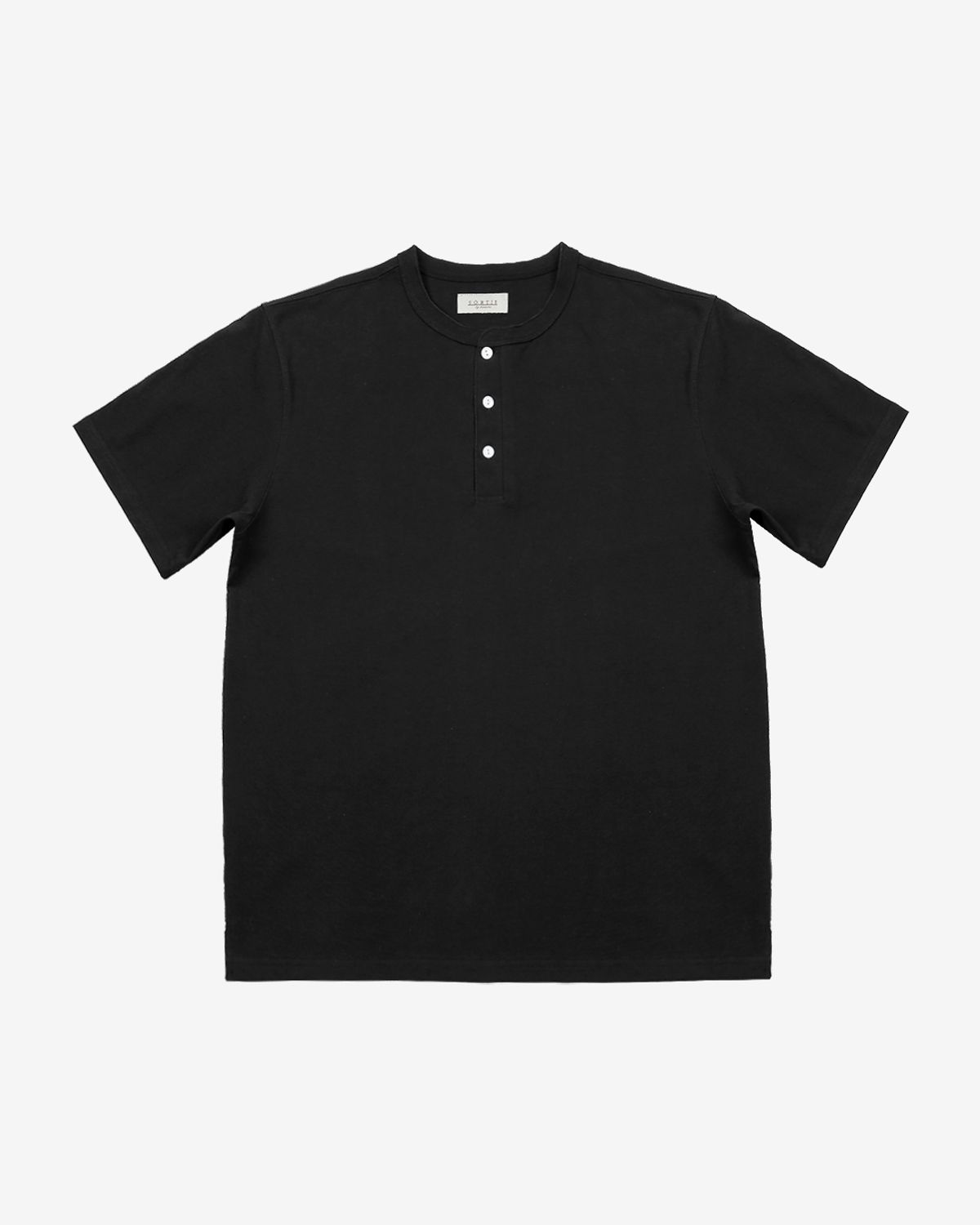 솔티(SORTIE) Utility Henly neck T-Shirts (Black)