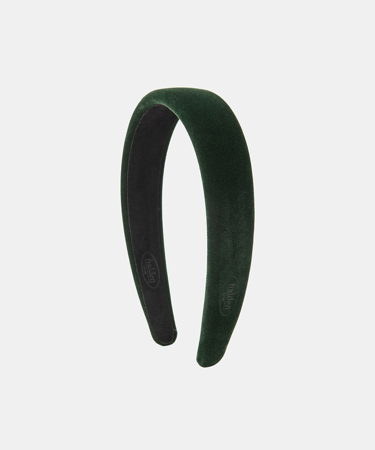 할렌(HALDEN) emboss logo velvet hairband (H003_green)