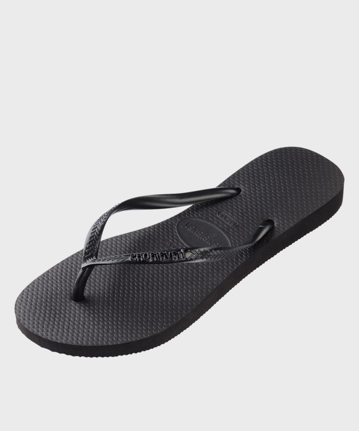 하바이아나스(HAVAIANAS) 슬림 플립플랍 Black