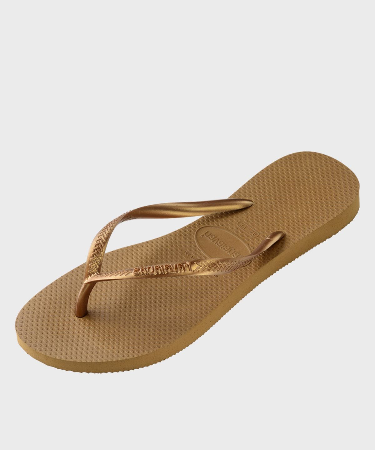 하바이아나스(HAVAIANAS) 슬림 플립플랍 Bronze