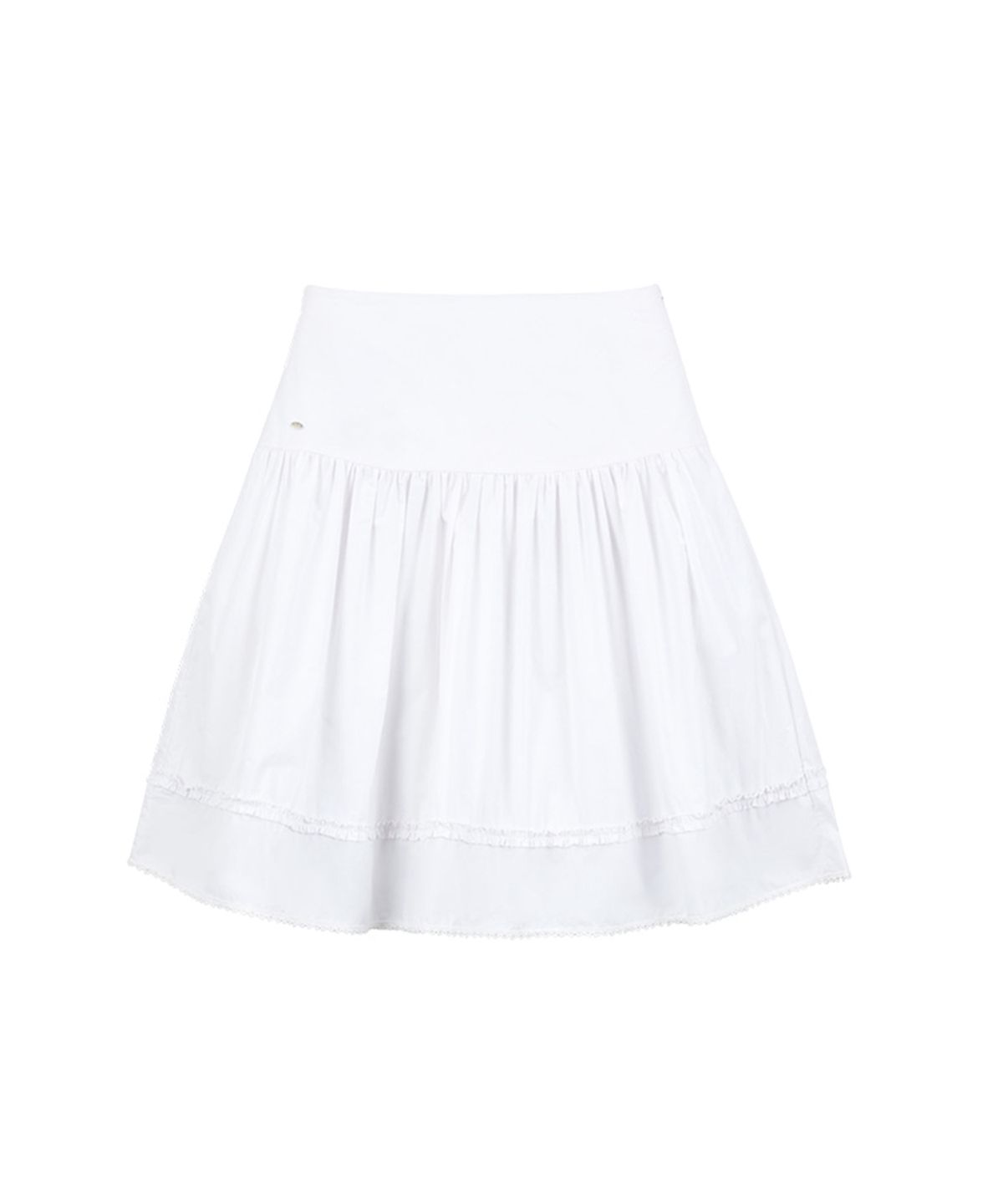 라츠유(LOTSYOU) lotsyou_ April pleats skirt White