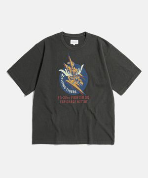 Flying Tigers Heavyweight Tee Vintage Black