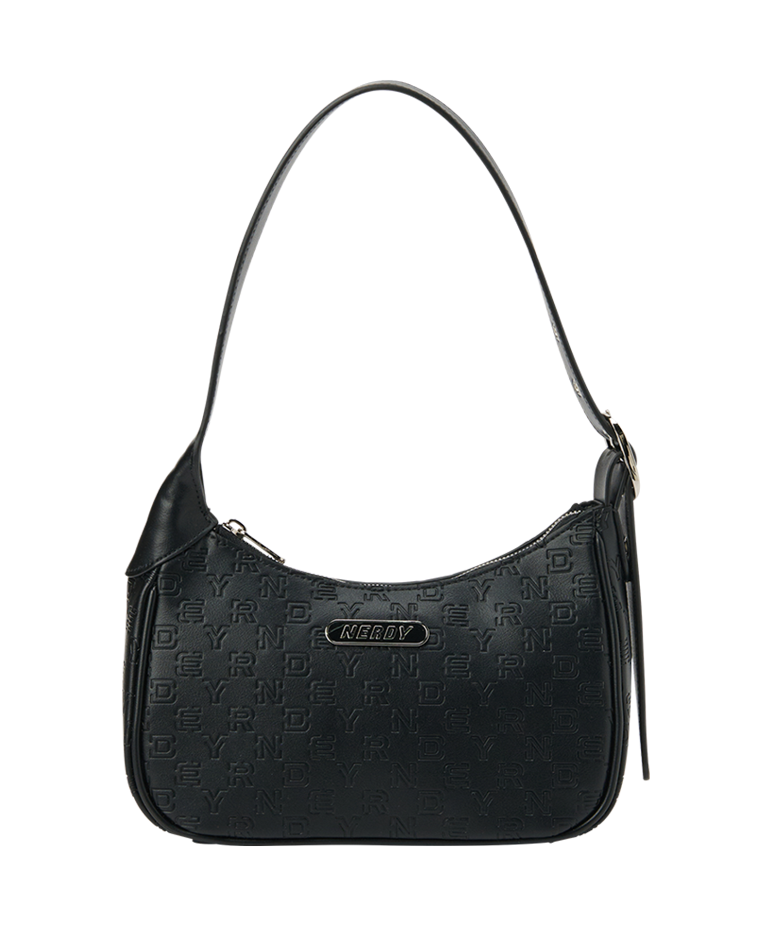 ★ノルディ★ Monogram Hobo Bag モノグラム ホボバッグ MUSINSA公式 | NERDY monogram hobo bag black