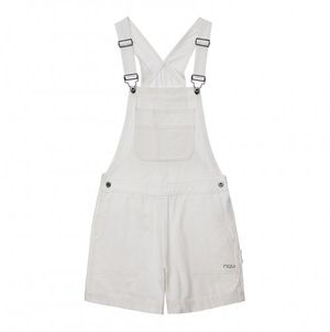 W 반바지 오버롤 Ivory