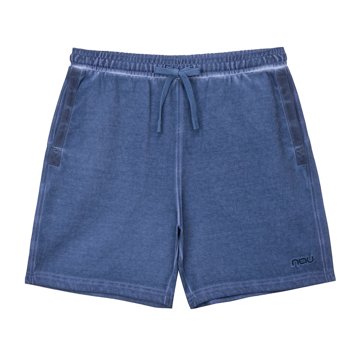 나우(nau) 가먼트다잉 스웻 하프팬츠 Grayish Blue